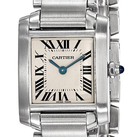 used cartier tank watch ladies